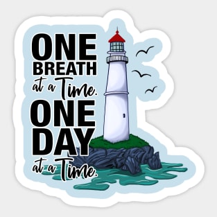 One Breath at a Time Sticker